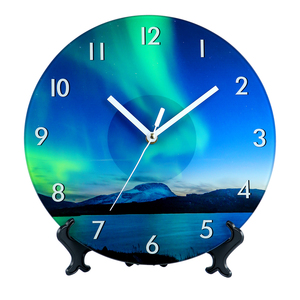 Đồng hồ treo tường nghệ thuật im lặng sáng tạo hoàng hôn loạt trang trí kính đồng hồ treo tường - Product Image 4