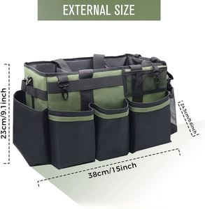 Sac de rangement multifonctionnel en tissu polyester 2026 pour outils et fournitures de nettoyage, sac fourre-tout portable - Product Image 5
