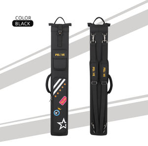 Étui de queue de billard Pelove 3bx5s 8 Hosels en tissu Oxford résistant avec boîte pour 1/2 queue, compatible neuf boules US/EU/SEA - Product Image 1