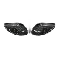 Coques de rétroviseurs en fibre de carbone sèche préimprégnée de style OEM de haute qualité pour Porsche 718 982 Cayman Boxster 2016 à 2021 LHD