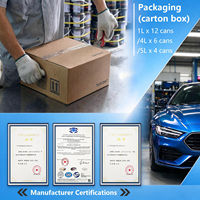 Peinture de finition automobile haute brillance 2K avec protection UV et finition miroir pour la retouche automobile professionnelle