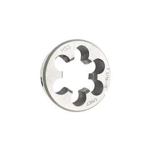 Filière à vis non réglable HSS <span class=keywords><strong>1</strong></span> pièce, norme américaine UNC <span class=keywords><strong>UNF</strong></span> UNS2-56 3-48 10-24 12-24 3/16 <span class=keywords><strong>1</strong></span>/4 <span class=keywords><strong>1</strong></span>/<span class=keywords><strong>2</strong></span> 3/4 7/8 <span class=keywords><strong>1</strong></span>'' - Product Image 3