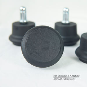 gute qualität büro rollstuhl feste rollen füße gleitfächer nylon kleiner bodenglinder lf-05 - Product Image 3