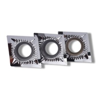 Plaquettes en carbure de tungstène Carpfite CCMT060204 HM PC9030 OEM revêtues de TiCN 91.0-93.5HRC pour outils de tournage extérieur