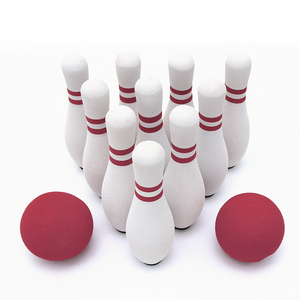 Jeu de <span class=keywords><strong>quilles</strong></span> en mousse NBR pour enfants, jeu de <span class=keywords><strong>quilles</strong></span> intérieur <span class=keywords><strong>et</strong></span> extérieur pour enfants de 3, 4, 5 ans, 10 broches, 2 balles-pour garçons <span class=keywords><strong>et</strong></span> filles - Product Image 1