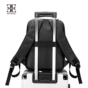 Универсальный рюкзак из искусственной кожи для профессионалов, большой вместимости, с USB-портом для зарядки, водонепроницаемый, легкий, для ноутбука, для поездок на работу - Product Image 3