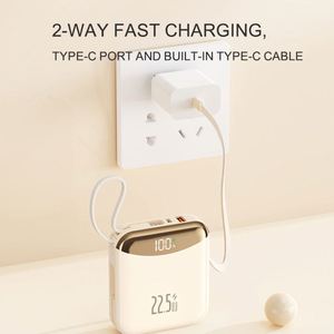 ดีไซน์ใหม่ 22.5W ชาร์จเร็ว 10000mAh ความจุสูง พาวเวอร์แบงค์บางเฉียบ หน้าจอ LED สายชาร์จ Type-C  พร้อมโลโก้สั่งทำ กล่องของขวัญ - Product Image 2