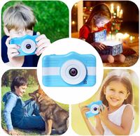 Kamera Camcorder Harga Terjangkau untuk Anak-Anak, Kamera Aksi 8MP, Kamera Selfie, Kamera Foto Digital yang Menyenangkan dengan Pelindung