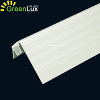 Profilé led pour nez d'escalier profilé de canal led en aluminium