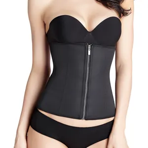 Dm cinto modelador de corpo para emagrecimento, baixo de busto, cinto para cintura, etiqueta privada, látex, 25 aço, corset, modelador de cintura