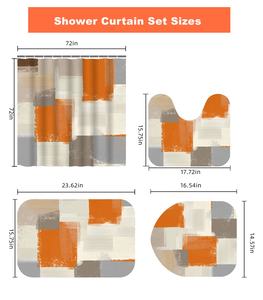 Juego <span class=keywords><strong>de</strong></span> <span class=keywords><strong>Cortinas</strong></span> <span class=keywords><strong>de</strong></span> Ducha <span class=keywords><strong>de</strong></span> 4 Piezas con Diseño Personalizado, <span class=keywords><strong>Cortinas</strong></span> <span class=keywords><strong>de</strong></span> Ducha <span class=keywords><strong>de</strong></span> Diseño Personalizado al por Mayor - Product Image 3