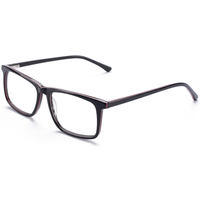 Elan Optical RD26120 Monture de lunettes rectangulaire classique la plus vendue, monture intégrale unisexe en acétate, lunettes optiques écologiques