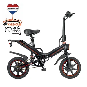 OUXI V6 V5 NIUBILITY B-14 Pneu Gordura Bolso Bicicleta Elétrica Da Bateria Escondida 500w Ebike Dobrar 16 Polegadas