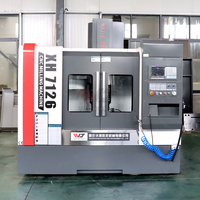 Machine de tournage et de fraisage CNC à 4 axes XH7126 pour le métal pour la fabrication de pièces automobiles, livraison rapide