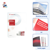 Impression de brochures et de bons personnalisés de luxe avec reliure à cheval pour la publicité