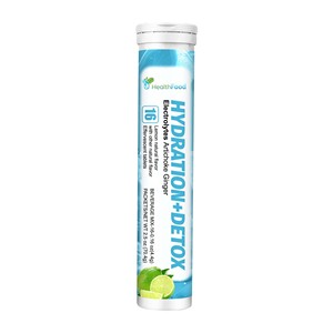 Tabletas Efervescentes Detox con Artichoke y Jengibre, Repuesto de Electrolitos, MOQ Bajo - Product Image 1