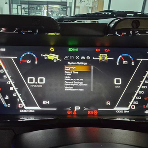 หน้าปัดดิจิตอลสำหรับ Jimny JB64/JB74 ปี 2019+ จอ LCD แสดงผลมาตรวัดความเร็ว แผงหน้าปัดเสมือนจริง พร้อมระบบ GPS 3UI และฟังก์ชั่น TPMS - Product Image 4