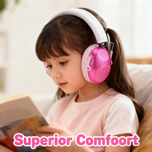 Детские наушники для защиты слуха (2-13 лет) со сменными амбушюрами, однотонные, NRR 23 дБ - Product Image 5