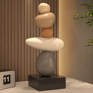 Commercio all'ingrosso arredamento moderno in resina scultura da salotto decorazione per la casa arte Feng Shui statua in pietra - Product Image 3