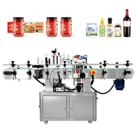 Machine d'étiquetage automatique de bouteilles rondes LK-220 avec codeur de date pour bocaux en verre, canettes, bouteilles de vin, flacons, autocollants