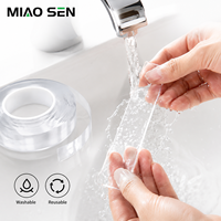 Cinta Adhesiva Transparente de PE Nano de Doble Cara, Bajo Ruido, Impermeable, Ecológica, en Rollo, Venta al Por Mayor, Suministro de Fábrica