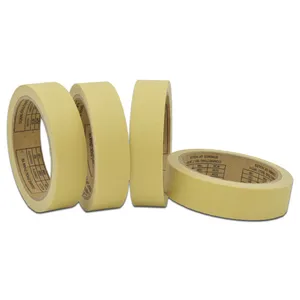 Trong Kho 19Mm X 10M Kích Thước 120 Độ C Chịu Nhiệt Nhiệt Độ Cao Masking Tape Cho Sửa Chữa Xe Công Việc Sẵn Sàng Để Tàu