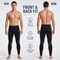 Leggings en néoprène 2 mm pour hommes, alliant confort et chaleur dans un seul pantalon