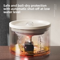 Distributeur automatique d'eau en céramique pour animaux de compagnie avec filtre de circulation silencieux pour chats et chiens pour la vente en gros