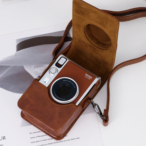 <span class=keywords><strong>Mini</strong></span> pour <span class=keywords><strong>Instax</strong></span> <span class=keywords><strong>Mini</strong></span> <span class=keywords><strong>EVO</strong></span> + étui de protection à bandoulière Vintage Simple en cuir PU avec broderie autocollant serviette sacs pour appareil photo - Product Image 2