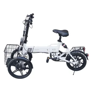 AERA-K3 2021 New Type Modern City E-bike Color Customized Electric Road Bike Three wheel Electric Bicycle with Lithium Battery