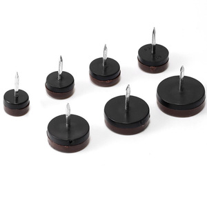 Glissières <span class=keywords><strong>de</strong></span> <span class=keywords><strong>chaise</strong></span> en métal nylon à fixer au clou, réutilisables, autocollantes, antidérapantes, pour pieds <span class=keywords><strong>de</strong></span> meubles en bois, chaises, tables, canapés - Extérieur - Product Image 4