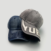 Personalización Masiva de Gorras Deportivas de Algodón Lavado Estilo Vintage, Mucho Más que una Gorra de Papá, Imitación de Agujeros Desgastados, Estilo Punk, Talla Ajustable