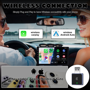 Adaptador Inalámbrico y con Cable para CarPlay y Android Auto AMITOR 2633, Interfaz USB Tipo-C, Caja Inteligente para Auto, 1 Año de Garantía - Product Image 2