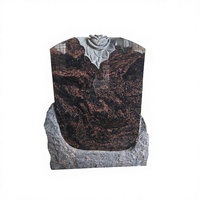 Lápida Conmemorativa de Cisnes, Esculturas de Granito para Lápida, Lápida Vertical de Cisnes para Cementerio