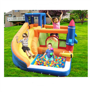 Novedad: Castillo Hinchable Acuático con Tobogán para Niños Pequeños, Modelo NB-93026 - Product Image 4