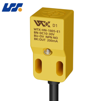 Sensor Proximitas Induktif Seri WTX-HN Jarak Deteksi 8mm DC 10-30V NPN PNP NO NC Sensor Persegi