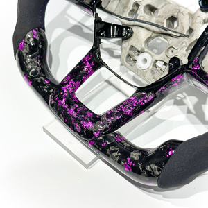 Vente directe d'usine de volants de course en fibre de carbone véritable forgée avec LED, adaptés aux voitures <span class=keywords><strong>Ford</strong></span> <span class=keywords><strong>Mustang</strong></span> GT 2024 - Product Image 4