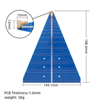 Antenne directionnelle large bande UWB WiFi Vivaldi 800M-6G pour connecteur femelle, protection IP67, matériau PCB, pour planificateur 2025