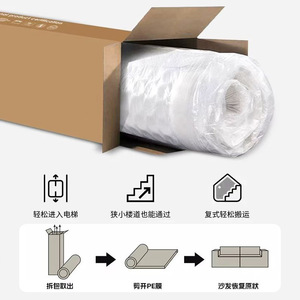 Easyhomesofa Oversize Chaise Lounge Chair interno tre posti disossato in tessuto divano letto morbido velluto a coste divano letto - Product Image 5