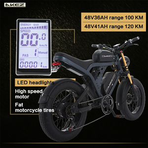 Sepeda Gunung Listrik Ebike 1500W 48V 41AH Baterai Lithium Alloy Aluminium dengan Rem Cakram Hidrolik Suspensi Ganda untuk Dewasa - Product Image 2