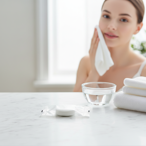 ผ้าเช็ดหน้าแบบอัดเม็ด 100% เป็นมิตรกับสิ่งแวดล้อม สำหรับโรงแรม ผ้าเช็ดมืออัดเม็ดขนาดเล็ก ผ้าเช็ดหน้าอัดเม็ดแบบมหัศจรรย์ ห่อแยกชิ้น - Product Image 1