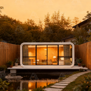 Mobile Apple Cabin Fertighaus-Luxus-Container haus mit integriertem Badezimmers chuppen für Hotels Villa Gewächshaus-Lagers chuppen - Product Image 3