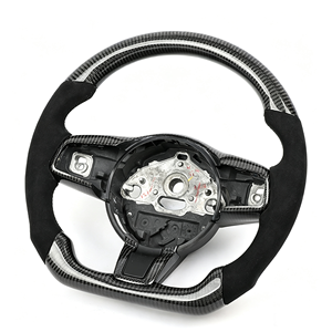 Volant de course en fibre de carbone pour <span class=keywords><strong>Jaguar</strong></span> XF, XE, XJ, FTYPE, FPACE, XEL, XFL et <span class=keywords><strong>EPACE</strong></span> - Product Image 1