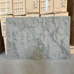 Nuovo stile pietra artificiale componente cavo rettangolo 3D poliuretano interno ed esterno parete pannello PU pietra - Product Image 2