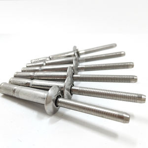 Rivets aveugles à tête ronde en acier inoxydable de classe 4, norme DIN, mono-boulons avec plage de préhension de 1,6 à 15 mm pour applications structurelles - Product Image 5