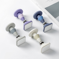 Butée de porte silencieuse à aimant puissant, fixation sans perçage par vis, pour toilettes à ventouse