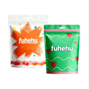 Sacs d'emballage de bonbons imprimés personnalisés de qualité alimentaire Pochette debout en plastique zip-lock pour l'emballage de biscuits snack - Product Image 4