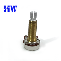 Potensiometer Linear Instrumen Gitar Berkualitas Tinggi CTS Same Copper Handle, Potensiometer Putar Kontrol Volume Cone 250k 500k