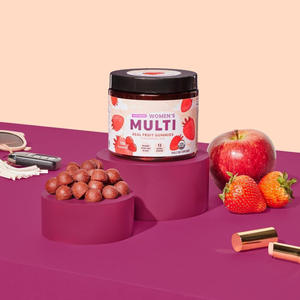 วิตามินรวม OEM สำหรับผู้หญิง วีแกน ออร์แกนิก แบบกัมมี่ พร้อมวิตามินดี ซี เค วิตามินกัมมี่ผลไม้แท้สำหรับผู้หญิง 120 เม็ด แบบเคี้ยว - Product Image 6