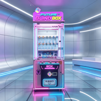 Machine de jeu à griffes commerciale pour boîtes mystères, équipement d'amusement et de distribution de prix pour salles d'arcade et centres commerciaux